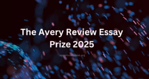 The Avery Review Essay Prize 2025 ($4,000 prize)