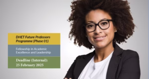 DHET Future Professors Programme 2025 for early and mid-career academics