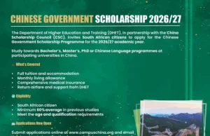 Chinese Government Scholarship 2026/2027 for South Africans chinese-government-scholarship-2026/2027-for-south-africans
