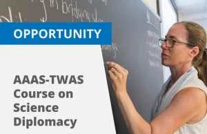 AAAS-TWAS Course on Science Diplomacy 2025 aaas-twas-course-on-science-diplomacy-2025