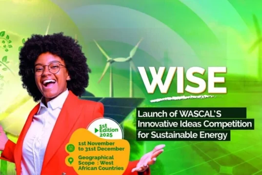 WASCAL Innovative Ideas Competition for Sustainable Energy (WISE) 2025 (up to €20,000) wascal-innovative-ideas-competition-for-sustainable-energy-(wise)-2025-(up-to-e20,000)