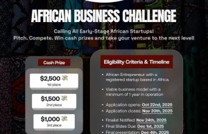 Kelley African Business Challenge 2025 (up to $5,000 in prizes) kelley-african-business-challenge-2025-(up-to-$5,000-in-prizes)