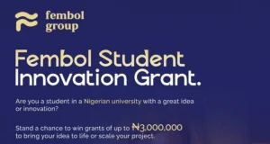 Fembol Student Innovation Grant 2025 (up to 3 Million Naira) fembol student-innovation-grant-2025-(up-to-3-million-naira)