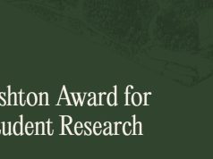 Ashton Award for Student Research 2026 (up to $4,000) ashton-award-for-student-research-2026-(up-to-$4,000)