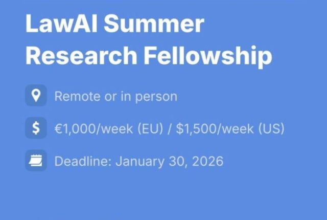 institute-for-law-&-ai’s-summer-research-fellowship-2026-(us)
