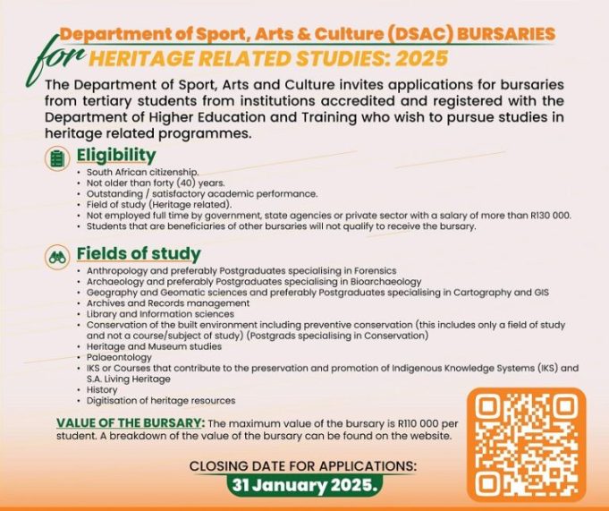 dsac-bursaries-for-heritage-related-studies-2026 dsac-bursaries-for-heritage-related-studies-2026