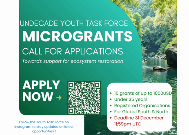 un-decade-youth-task-force-ytf-microgrants-for-ecosystem-restoration-2026-$10000-total-grant un-decade-youth-task-force-(ytf)-microgrants-for-ecosystem-restoration-2026-($10,000-total-grant)