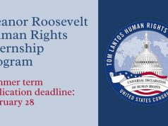 Eleanor Roosevelt Human Rights Internship Program 2026 eleanor-roosevelt-human-rights-internship-program-2026