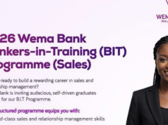 Wema Bank Bankers-in-Training Program 2026 wema-bank-bankers-in-training-program-2026