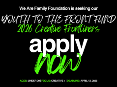 We Are Family Foundation Youth to the Front Fund: “The Creatives” Frontliners 2026 we-are-family-foundation-youth-to-the-front-fund:-“the-creatives”-frontliners-2026