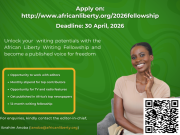 African Liberty Writing Fellowship 2026 african-liberty-writing-fellowship-2026
