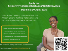 African Liberty Writing Fellowship 2026 african-liberty-writing-fellowship-2026