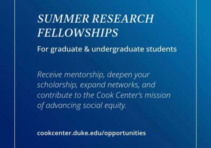samuel-dubois-cook-center-on-social-equity-undergraduate-summer-research-fellowships-2026