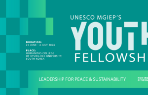 UNESCO MGIEP Youth Fellowship on Leadership for Peace and Sustainability 2026 for Indians (Fully-funded) unesco-mgiep-youth-fellowship-on-leadership-for-peace-and-sustainability-2026-for-indians-(fully-funded)