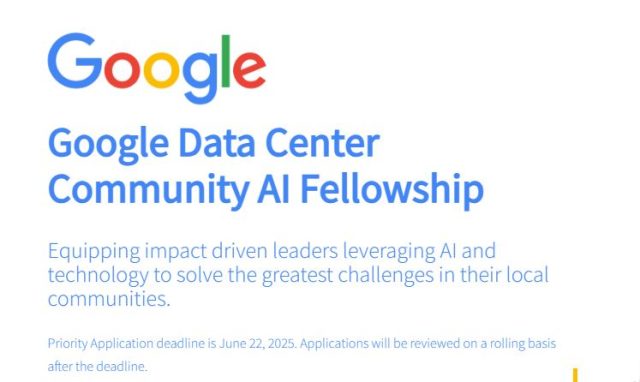 google-data-center-community-ai-fellowship-2026-(fully-funded)