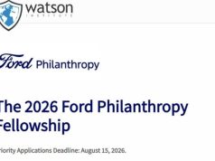 Ford Philanthropy Fellowship 2026 (Fully-funded) ford-philanthropy-fellowship-2026-(fully-funded)