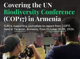 EJN Biodiversity Fellowships 2026 for Journalists to Cover the UN Biodiversity Conference (UNCBD COP17) in Yerevan, Armenia ejn-biodiversity-fellowships-2026-for-journalists-to-cover-the-un-biodiversity-conference-(uncbd-cop17)-in-yerevan,-armenia
