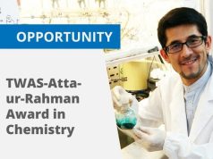 TWAS-Atta-ur-Rahman Award in Chemistry 2026 (up to $5,000) twas-atta-ur-rahman-award-in-chemistry-2026-(up-to-$5,000)