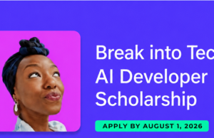 Break Into Tech AI Developer Scholarship 2026 (Fully-funded) break-into-tech-ai-developer-scholarship-2026-(fully-funded)