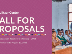 Pulitzer Center Africa Education Teachers’ Fellowship 2026 (stipend available) pulitzer-center-africa-education-teachers’-fellowship 2026-(stipend-available)