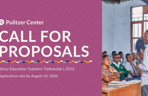Pulitzer Center Africa Education Teachers’ Fellowship 2026 (stipend available) pulitzer-center-africa-education-teachers’-fellowship 2026-(stipend-available)