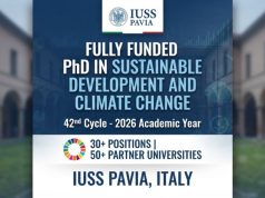Fully Funded PhD in Sustainable Development and Climate Change 2026 at IUSS Pavia, Italy fully-funded-phd-in-sustainable-development-and-climate-change-2026-at-iuss-pavia,-italy