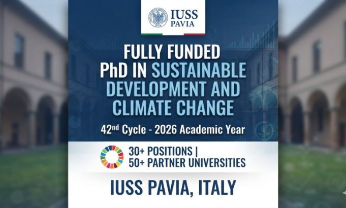fully-funded-phd-in-sustainable-development-and-climate-change-2026-at-iuss-pavia,-italy