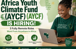Africa Youth Climate Fund (AYCF) is Hiring for 3 Fully Remote Roles — Work From Anywhere in Africa africa-youth-climate-fund-(aycf)-is-hiring-for-3-fully-remote-roles-—-work-from-anywhere-in-africa