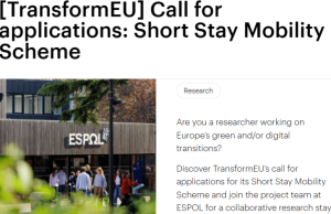 TransformEU’s Short Stay Mobility Scheme is offering A Funded 5-Day Research Trip to France for Scholars of Europe’s Green and Digital Future transformeu’s-short-stay-mobility-scheme-is-offering-a-funded-5-day-research-trip-to-france-for-scholars-of-europe’s-green-and-digital-future