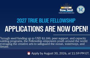 Bow Seat True Blue Fellowship 2027: Apply for Up to $2,500 to Lead Creative Climate and Ocean Action Projects bow-seat-true-blue-fellowship-2027:-apply-for-up-to-$2,500-to-lead-creative-climate-and-ocean-action-projects