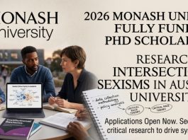 2026-monash-university-fully-funded-phd-scholarship:-research-intersectional-sexisms-in-australian-universities