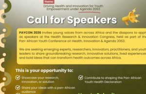 Call for Speakers at #PAYCON2026: Present Your Research and Shape the Future of Youth Health in Africa call-for-speakers-at-#paycon2026:-present-your-research-and-shape-the-future-of-youth-health-in-africa