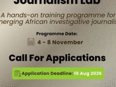 Africa Investigative Journalism Lab 2026: Fully Supported Advanced Investigative Journalism Training in Kenya Now Open africa-investigative-journalism-lab-2026:-fully-supported-advanced-investigative-journalism-training-in-kenya-now-open