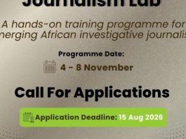 africa-investigative-journalism-lab-2026:-fully-supported-advanced-investigative-journalism-training-in-kenya-now-open
