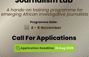 Africa Investigative Journalism Lab 2026: Fully Supported Advanced Investigative Journalism Training in Kenya Now Open africa-investigative-journalism-lab-2026:-fully-supported-advanced-investigative-journalism-training-in-kenya-now-open