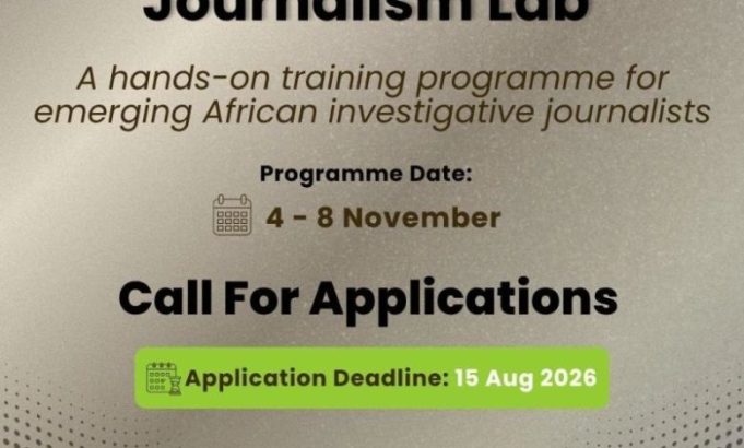 africa-investigative-journalism-lab-2026:-fully-supported-advanced-investigative-journalism-training-in-kenya-now-open
