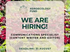 Agroecology Fund (AEF) Hiring Communications Specialist (Content Writer and Editor) — Fully Remote Role Paying Up to $80,000 Per Year agroecology-fund-(aef)-hiring-communications-specialist-(content-writer-and-editor)-—-fully-remote-role-paying-up-to-$80,000-per-year