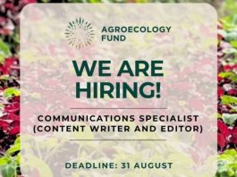 agroecology-fund-(aef)-hiring-communications-specialist-(content-writer-and-editor)-—-fully-remote-role-paying-up-to-$80,000-per-year