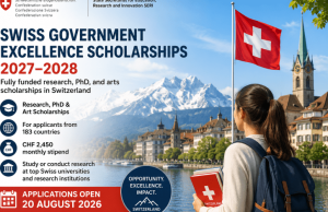 Swiss Government Excellence Scholarships 2027–2028: Fully Funded Research and Arts Scholarships in Switzerland for International Students from 183 Countries swiss-government-excellence-scholarships-2027–2028:-fully-funded-research-and-arts-scholarships-in-switzerland-for-international-students-from-183-countries