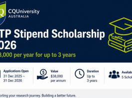 cquniversity-australia-opens-applications-for-research-training-program-(rtp)-stipend-scholarship-2026