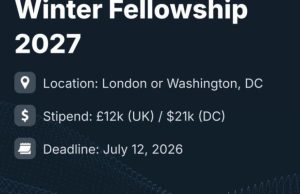 GovAI Opens Applications for DC Winter Fellowship 2027 Focused on US AI Policy and Governance govai-opens-applications-for-dc-winter-fellowship-2027-focused-on-us-ai-policy-and-governance
