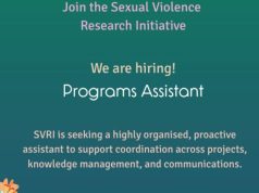 Sexual Violence Research Initiative (SVRI) is Hiring a Programs Assistant: Help Support Global Research and Advocacy Work, Apply by 25 July 2026 sexual-violence-research-initiative-(svri)-is-hiring-a-programs-assistant:-help-support-global-research-and-advocacy-work,-apply-by-25-july-2026