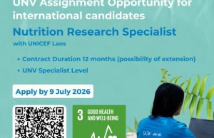 12-month International Assignment: Join UNICEF in Lao as UN Volunteer Specialist Nutrition Research Specialist 12-month-international-assignment:-join-unicef-in-lao-as-un-volunteer-specialist-nutrition-research-specialist