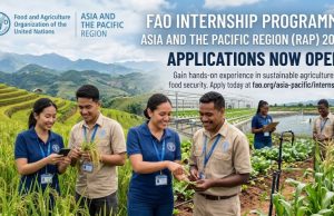 FAO Announces Internship Programme for Asia and the Pacific Region (RAP) – 2026 fao-announces-internship-programme-for-asia-and-the-pacific-region-(rap)-–-2026