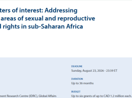 Funding Alert: Up to CAD 1.2 Million Available for Sexual and Reproductive Health Research Projects Across Sub-Saharan Africa funding-alert:-up-to-cad-1.2-million-available-for-sexual-and-reproductive-health-research-projects-across-sub-saharan-africa
