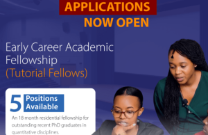 AIMS Research and Innovation Centre Recruiting 5 Early Career Academic Fellows (Tutorial Fellows) in Nairobi, Kenya | Apply Now aims-research-and-innovation-centre-recruiting-5-early-career-academic-fellows-(tutorial-fellows)-in-nairobi,-kenya-|-apply-now