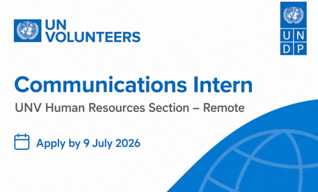 un-volunteers-opens-applications-for-remote-communications-internship-in-human-resources-section-–-apply-by-9-july-2026