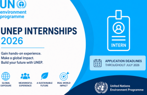 UNEP Opens Applications for Multiple 2026 Internship Opportunities Across Global Offices unep-opens-applications-for-multiple-2026-internship-opportunities-across-global-offices