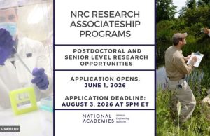 Call for Applications: NRC Research Associateship Programs (RAP) – Apply By 3 August 2026 call-for-applications:-nrc-research-associateship-programs-(rap)-–-apply-by-3-august-2026