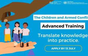 Free UN Online Training on Children and Armed Conflict Now Open: Apply Before 13 July free-un-online-training-on-children-and-armed-conflict-now-open:-apply-before-13-july